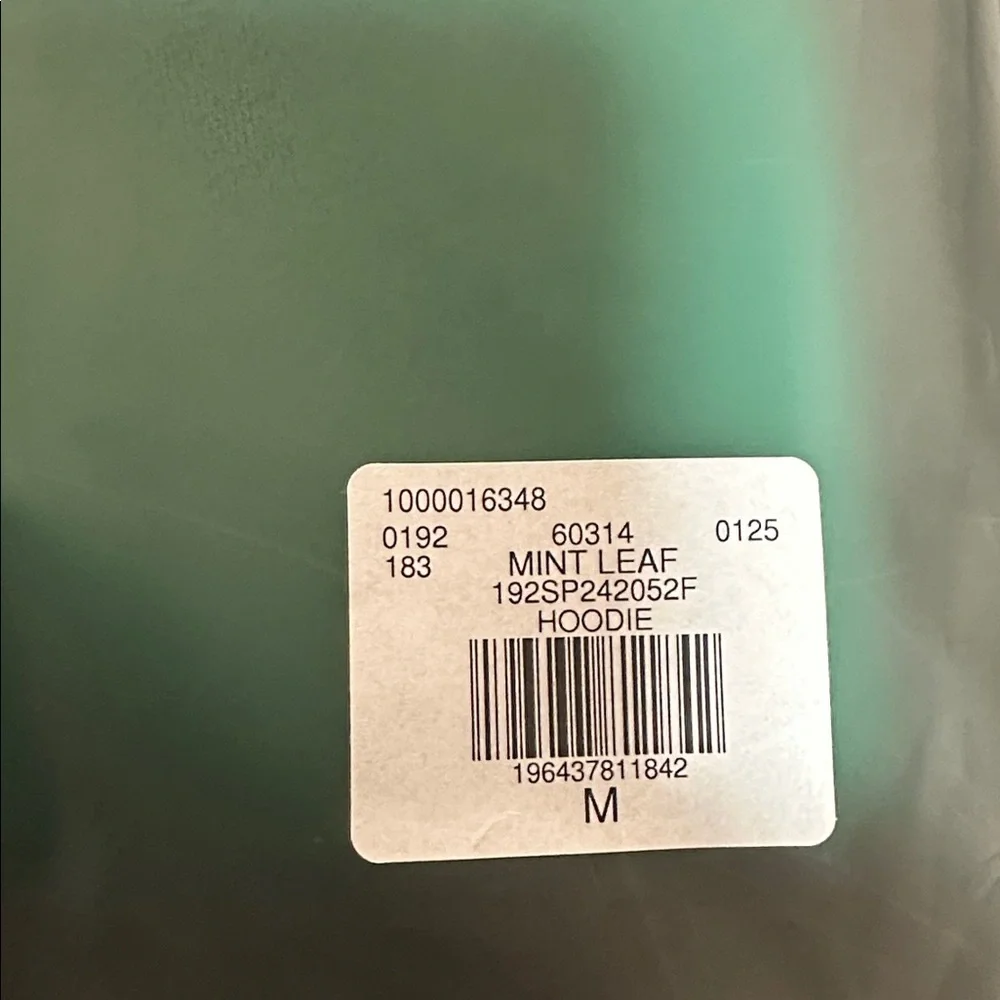Fear of God ESSENTIALS 2024 Mint Leaf Hoodie M NWT FW24 - Picture 8 of 8